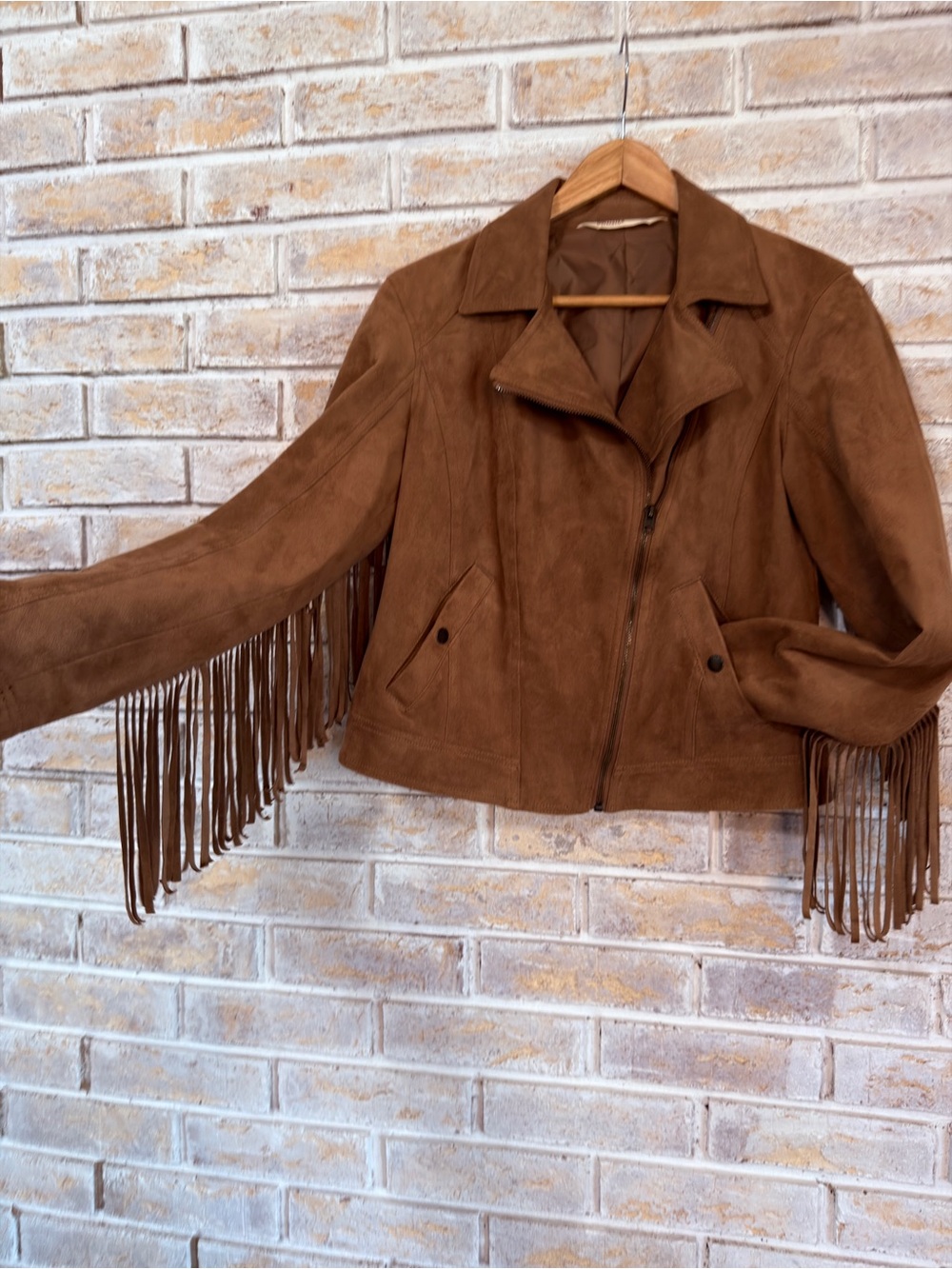 Hollister Fringe Moto Jacket
